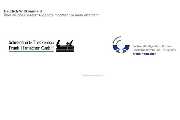 schreinerei-hamacher.de site used Headway