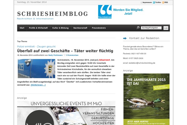 Cenote theme site design template sample
