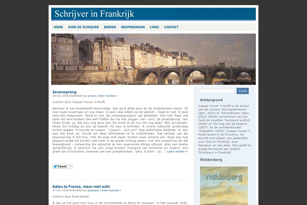 Blue Box theme site design template sample