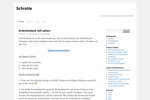 Twentysixteen-child theme site design template sample