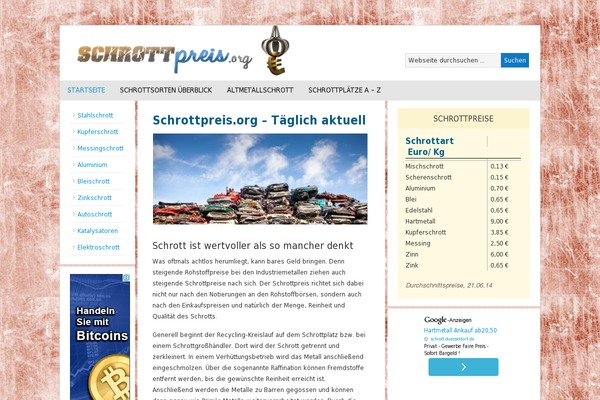 News theme site design template sample