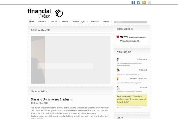 Alpha theme site design template sample