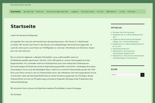 Twentysixteen_child theme site design template sample