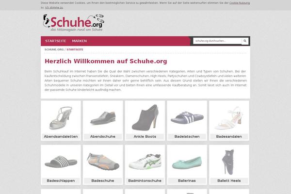 schuhe.org site used Schuhe.org