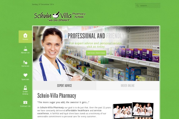 schuinvilla.co.za site used Medizco