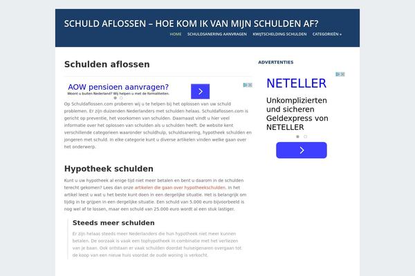 Waterside theme site design template sample
