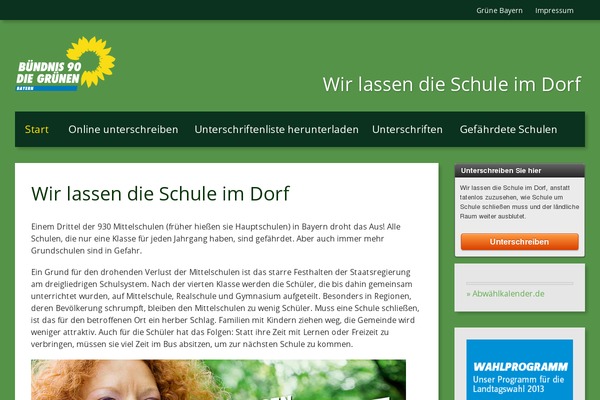 schule-im-dorf.de site used Urwahl3000