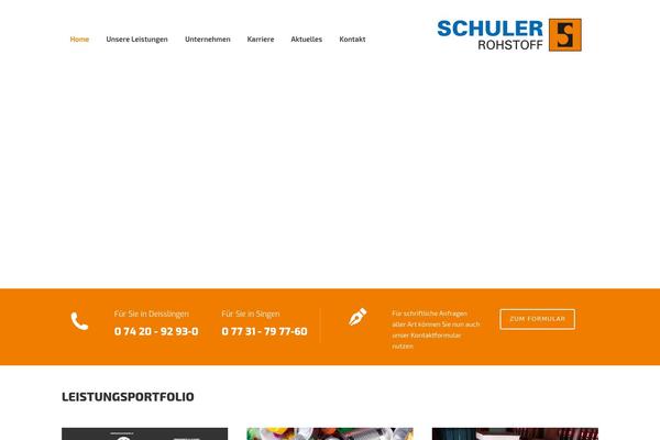 schuler-rohstoff.de site used Matoma