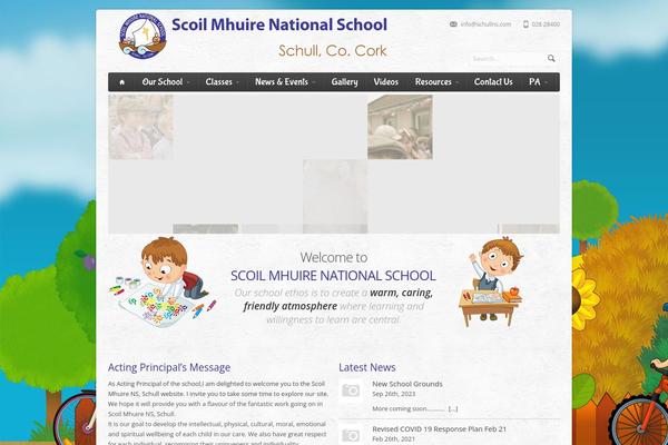 Aqua theme site design template sample