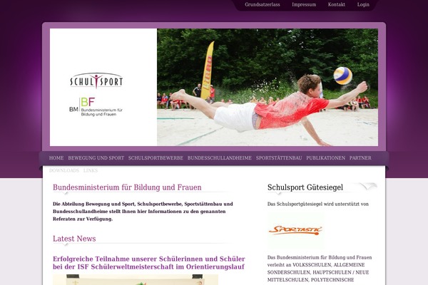 Site using EventPress plugin
