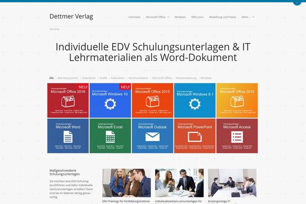 Aware theme site design template sample