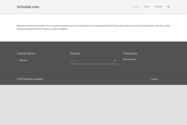 Zephyr theme site design template sample