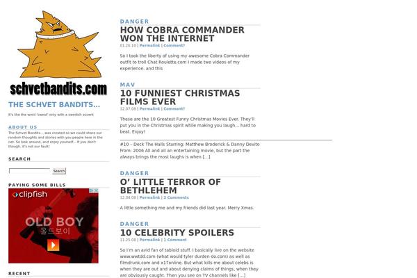 schvetbandits.com site used Upstart-blogger-minim-01