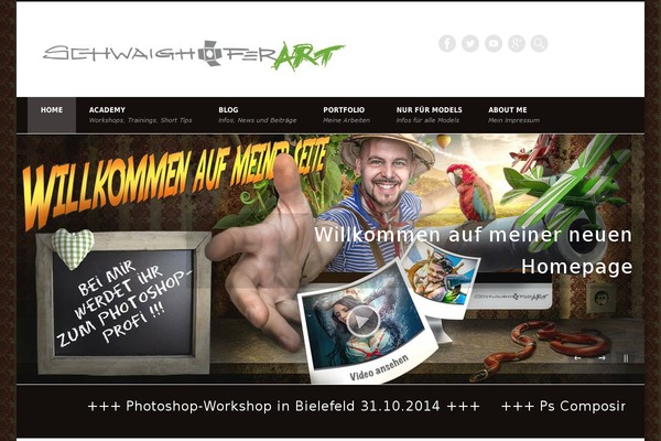 Oshine theme site design template sample