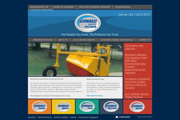 schwarze.com.au site used Schwarze