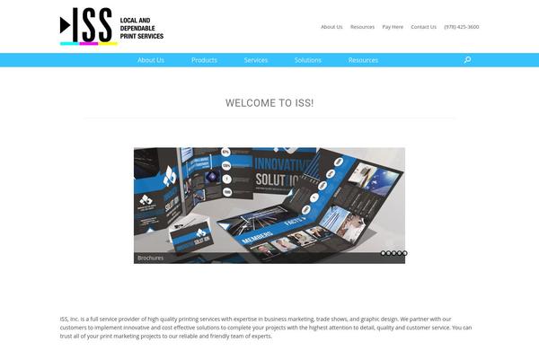 Vantage theme site design template sample