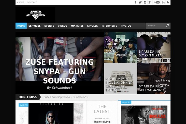 Site using Really Simple Twitter Feed Widget plugin