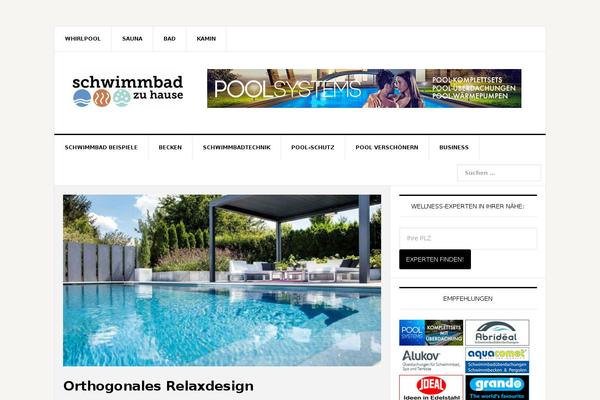 News Pro theme site design template sample