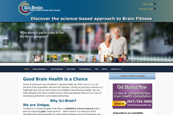 scibrainhealth.com site used Aggregate