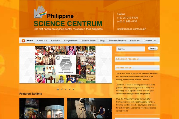 Spectrum theme site design template sample