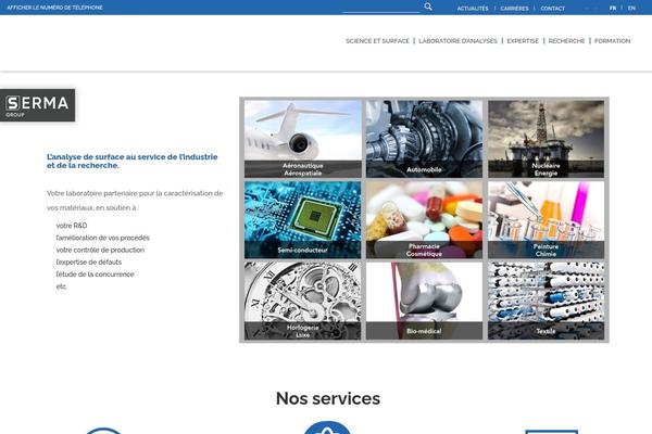 science-et-surface.fr site used Serma