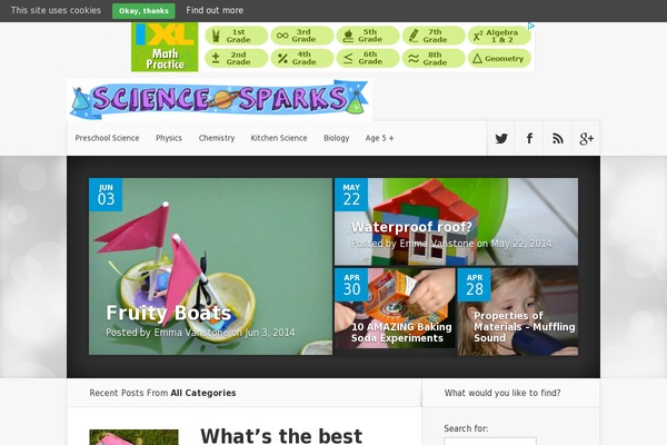 Site using Simple Social Icons plugin