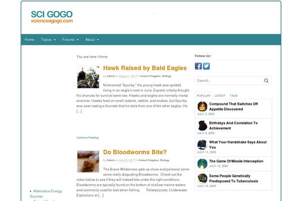 Site using Subscribe / Connect / Follow Widget plugin