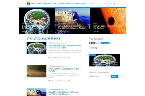 scienceburger.com site used Rowling