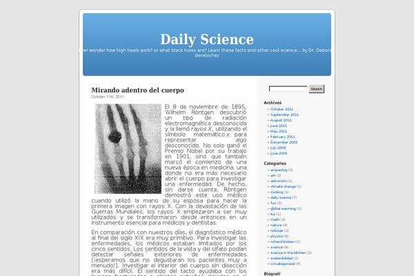Default theme site design template sample