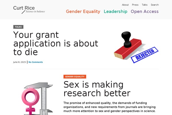 scienceinbalance.com site used Curtrice