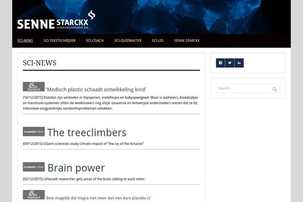 Dynamic News theme site design template sample