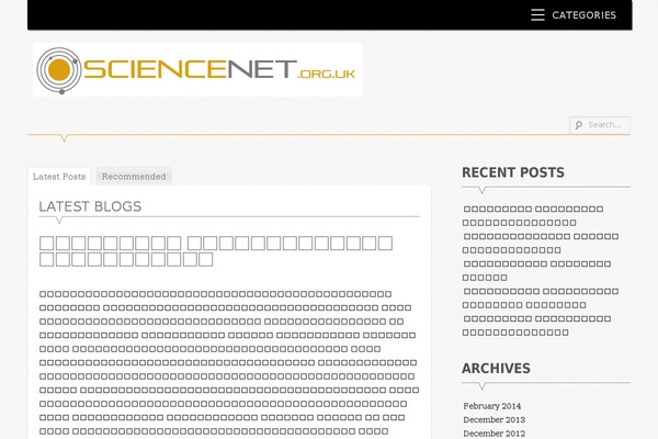 Supernova theme site design template sample