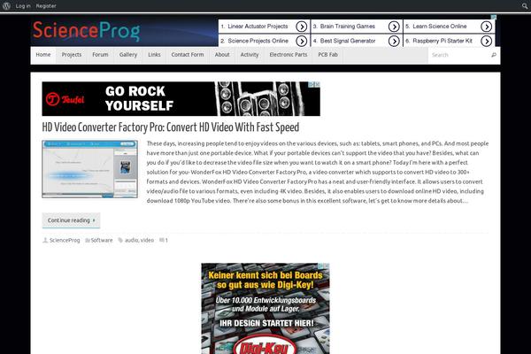 Tempera theme site design template sample