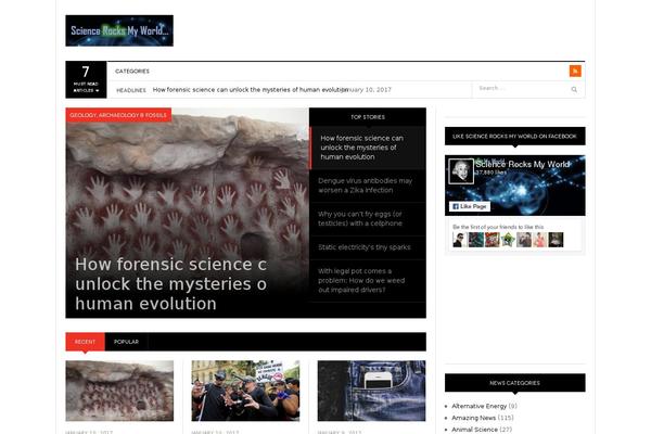 sciencerocksmyworld.com site used Dw-focus-child-theme