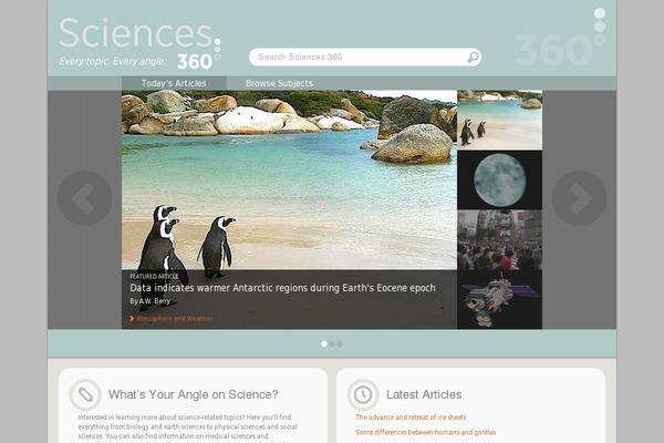 sciences360.com site used Helium