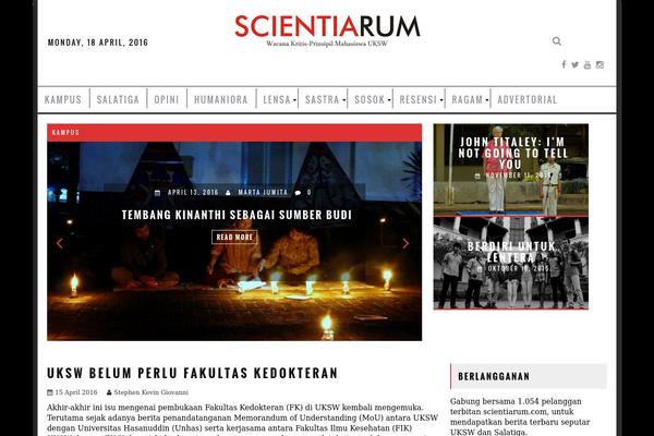 The Newswire theme site design template sample