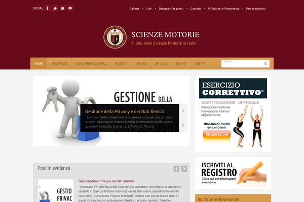 WP Education theme site design template sample