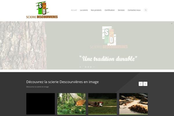 Industic theme site design template sample