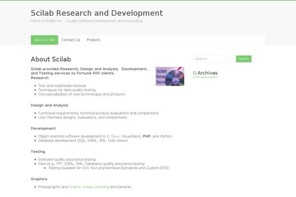 Accelerate theme site design template sample