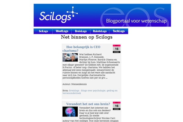 Roots theme site design template sample