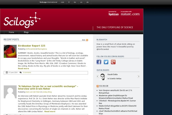 Site using Decent Comments plugin