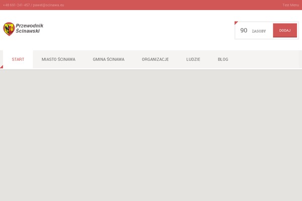 City Guide theme site design template sample