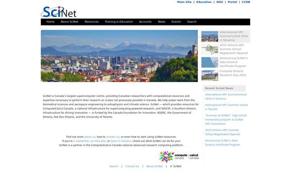 Site using amr ical events lists plugin