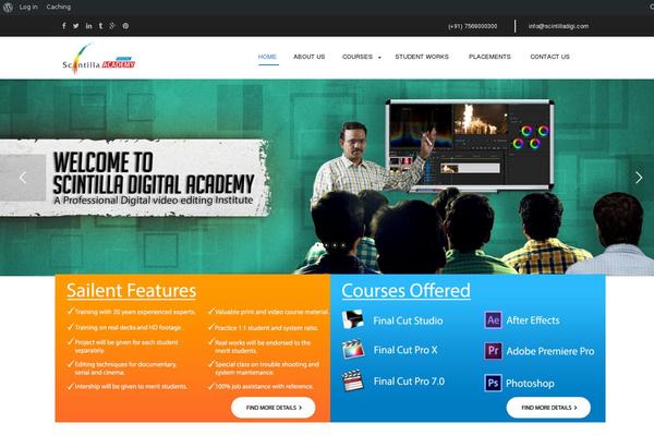Site using Helios Solutions Social Media Buttons plugin