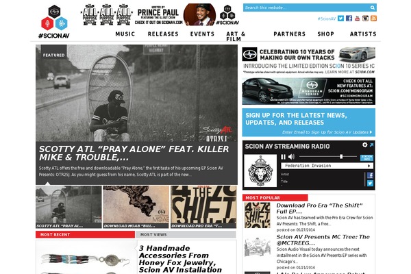 InTouch theme site design template sample