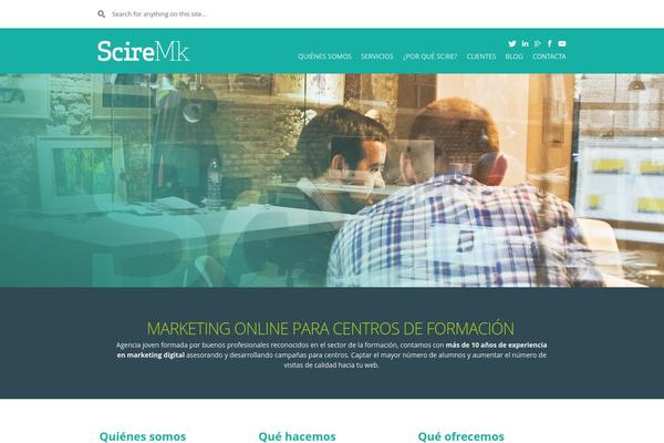 Zinc theme site design template sample