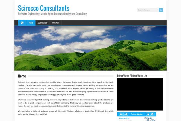 HappenStance theme site design template sample