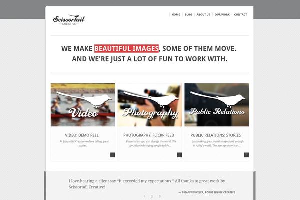 Yield theme site design template sample