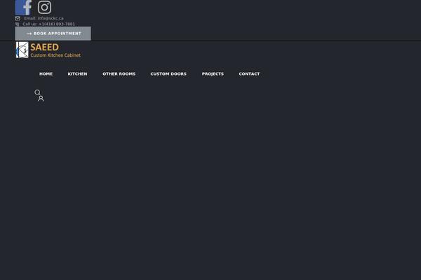 Kitchor theme site design template sample