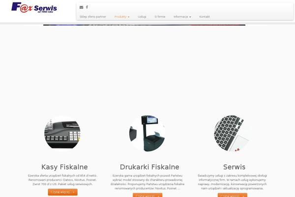 Express theme site design template sample